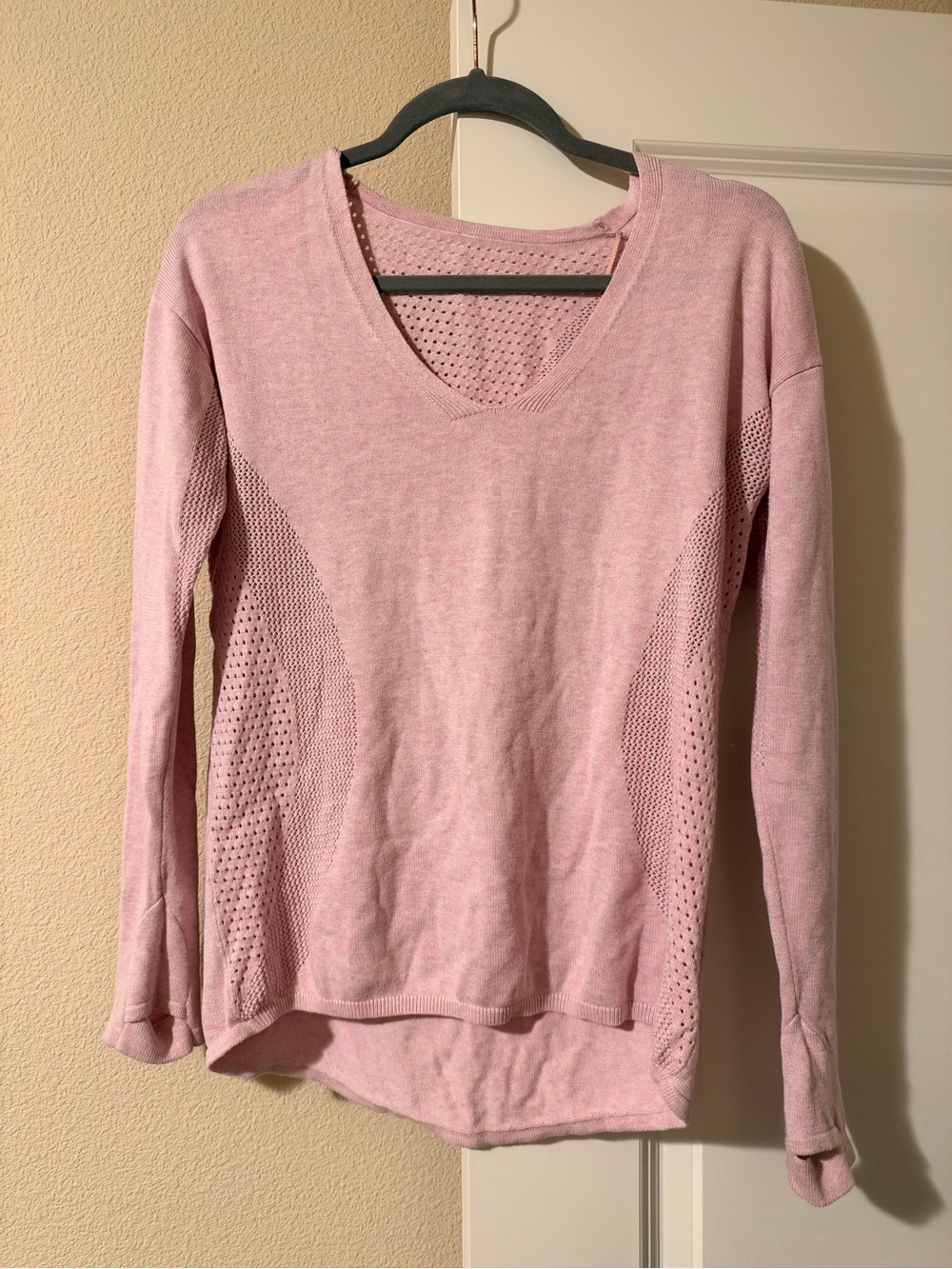 lululemon athletica Pink V-Neck